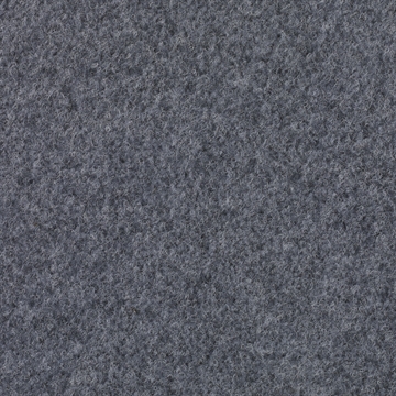 Nålefilt tæppe med dupper grå